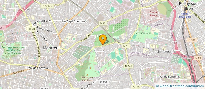 localisation de l'entreprise UNION SYNDICATS EQUIPE ENVIRONNEMENT CGT à MONTREUIL