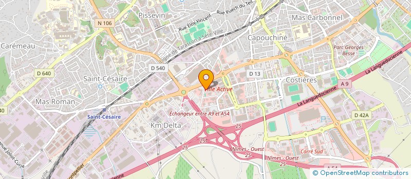 localisation de l'entreprise UNION TECH REGION OPTIQUE MUTUALISTE S.E  NIMES