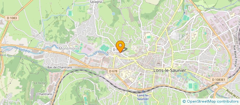 localisation de l'entreprise UNION TECHNIQUE MUT INTERPROFESSIONNELLE à LONS-LE-SAUNIER