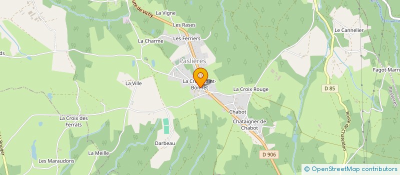 localisation de l'entreprise UNION TENNIS DE TABLE DE PASLIERES  PASLIERES