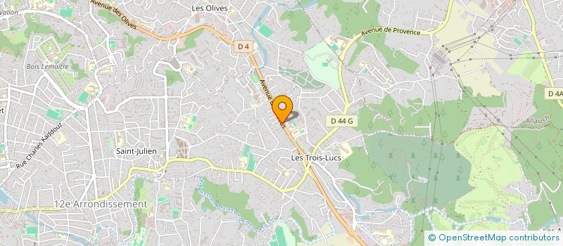 localisation de l'entreprise UNION TERRASSEMENTS TRANSPORTS à MARSEILLE