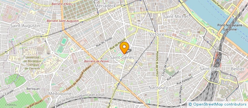 localisation de l'entreprise UNION TERRITORIALE DES RETRAITES ET PRE-RETRAITES ( UTR-CFDT ) DE LA GIRONDE  BORDEAUX