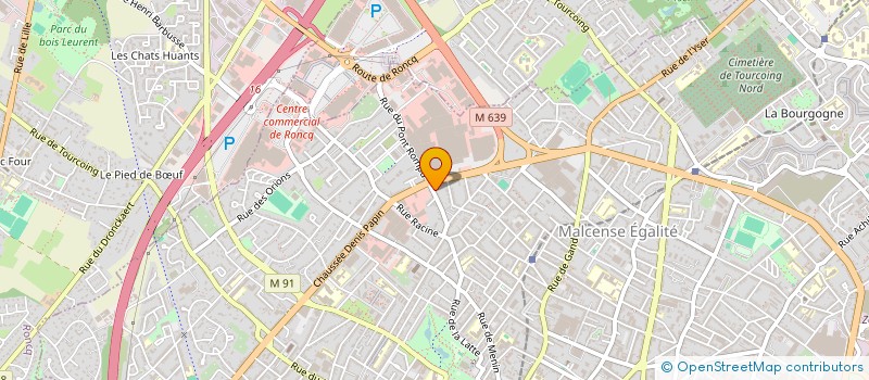 localisation de l'entreprise UNION TEXTILE DE TOURCOING à TOURCOING