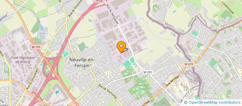 localisation de l'entreprise UNION TEXTILE EUROPEENNE à NEUVILLE-EN-FERRAIN