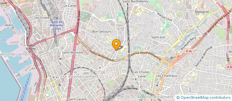 localisation de l'entreprise UNION TEXTILE PHOCEENNE à MARSEILLE