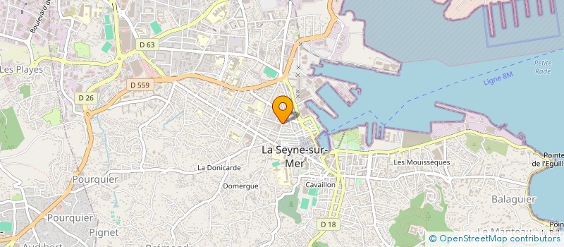localisation de l'entreprise UNION TOURISTIQUE LES AMIS DE LA NATURE à LA SEYNE-SUR-MER