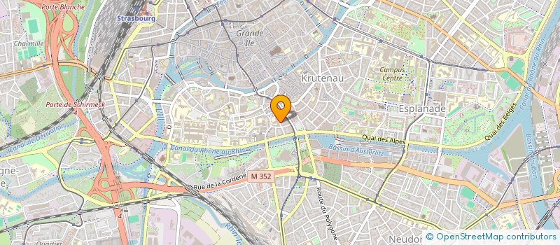 localisation de l'entreprise UNION TOURISTIQUE OUVRIERE STRASBOURG  STRASBOURG
