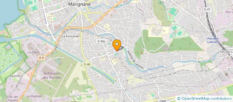 localisation de l'entreprise UNION TRANSPORT à MARIGNANE