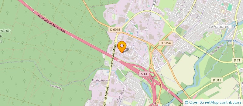 localisation de l'entreprise UNION TRANSPORTEURS EUROPEENS  VAL-DE-REUIL