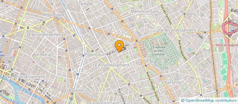 localisation de l'entreprise UNION TRANSPORTS BETON  PARIS