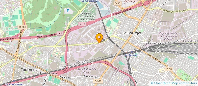localisation de l'entreprise UNION TRANSPORTS PAR AUTOMOBILES à LE BOURGET