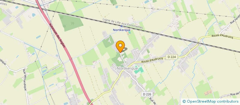 localisation de l'entreprise UNION-UN-TER-IM-S (UNION-UN-TERRITOIRE-IMMOBILITE-SOCIALE)  NORTKERQUE