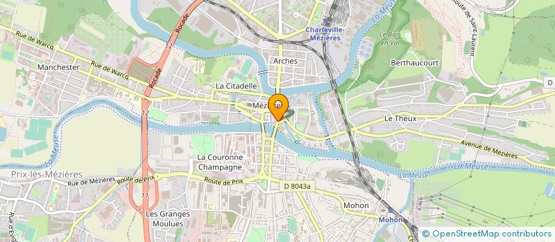 localisation de l'entreprise UNION VELO CLUB CHARLEVILLE-MEZIERES  CHARLEVILLE-MEZIERES