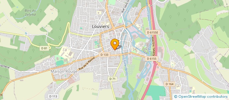 localisation de l'entreprise UNION VELOCIPEDIQUE DE LOUVIERS  LOUVIERS