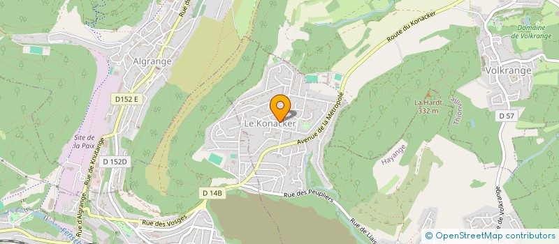 localisation de l'entreprise UNION VIE ASSOCIATIVE DU KONACKER à HAYANGE