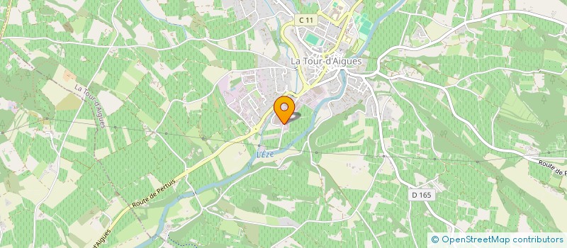 localisation de l'entreprise UNION VIGNERONS COTES LUBERON à LA TOUR D'AIGUES