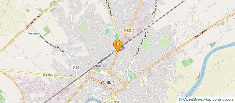 localisation de l'entreprise UNION VINICOLE  GAILLAC