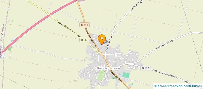 localisation de l'entreprise UNION VINICOLE  VILLIERS-EN-PLAINE