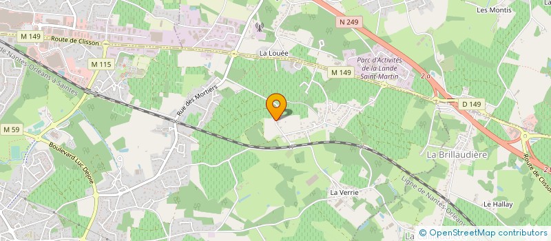 localisation de l'entreprise UNION VITICOLE DE VERTOU à VERTOU