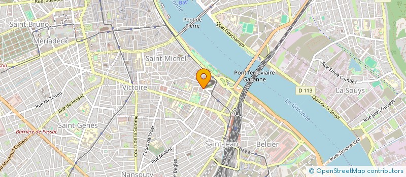 localisation de l'entreprise UNION VIVRE ENTRE DEUX MERS  BORDEAUX