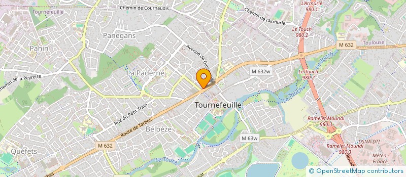 localisation de l'entreprise UNIONCOM à TOURNEFEUILLE