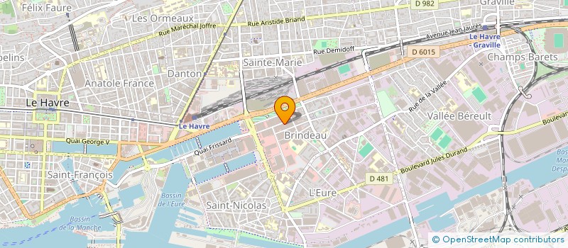 localisation de l'entreprise UNIONCOOP VOYAGES à LE HAVRE