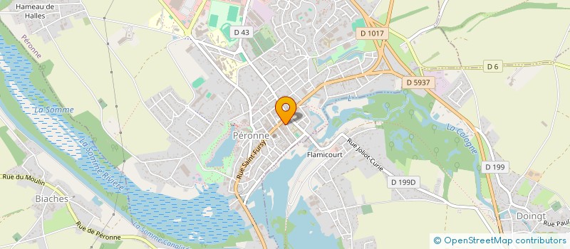 localisation de l'entreprise UNIONJACK à PERONNE