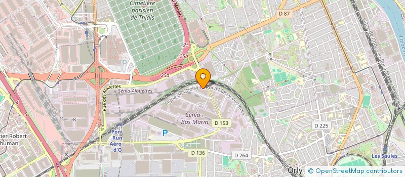 localisation de l'entreprise UNIPAL à THIAIS