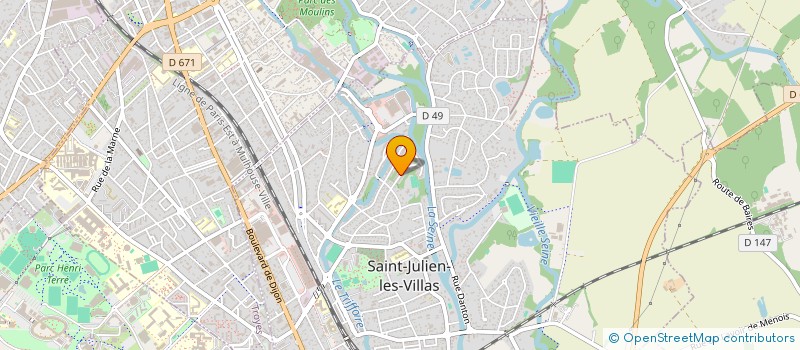 localisation de l'entreprise UNIPISCINES à SAINT-JULIEN-LES-VILLAS