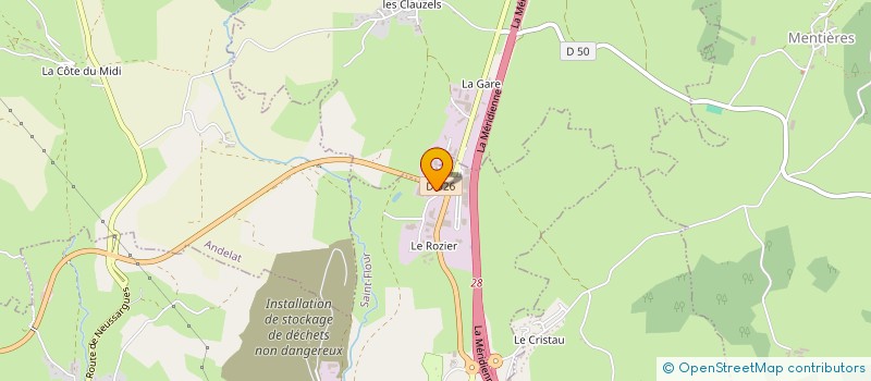 localisation de l'entreprise UNIPLANEZE  SAINT-FLOUR