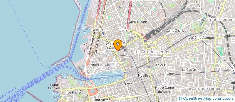 localisation de l'entreprise UNIPREST à MARSEILLE