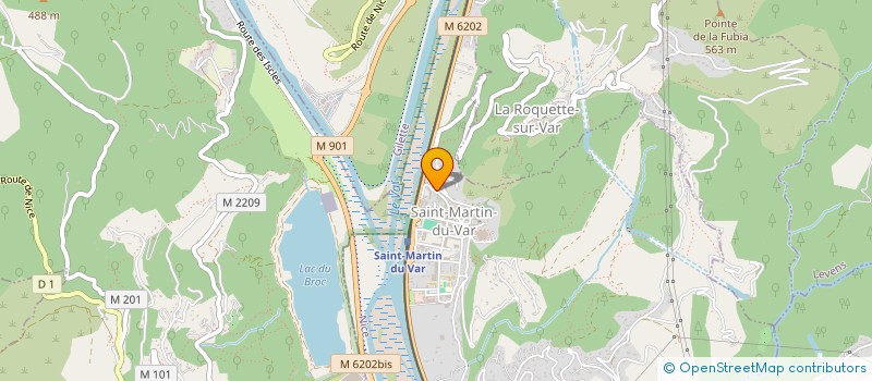 localisation de l'entreprise UNIPRO à SAINT-MARTIN-DU-VAR