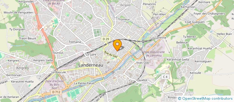 localisation de l'entreprise UNIQOME à PENCRAN