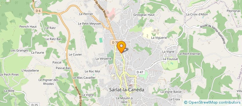 localisation de l'entreprise UNIQORN  SARLAT-LA-CANEDA