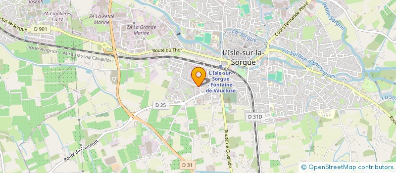 localisation de l'entreprise UNIQUE  L'ISLE-SUR-LA-SORGUE