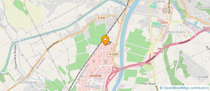 localisation de l'entreprise UNIQUE DESIGN  MONTAUBAN