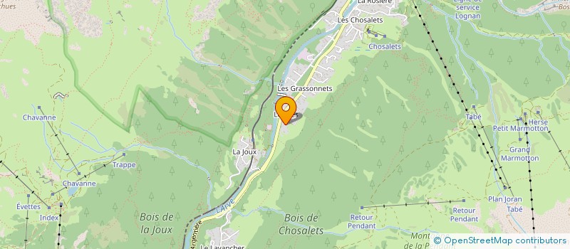 localisation de l'entreprise UNIQUE ESCAPE  CHAMONIX-MONT-BLANC