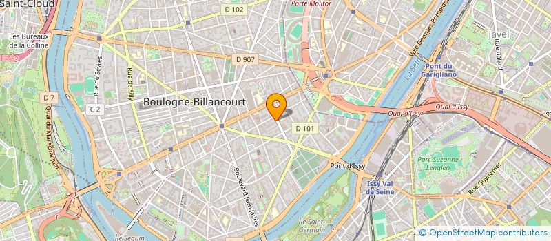 localisation de l'entreprise UNIQUE ET MULTIPLE COMMUNICATION à BOULOGNE-BILLANCOURT