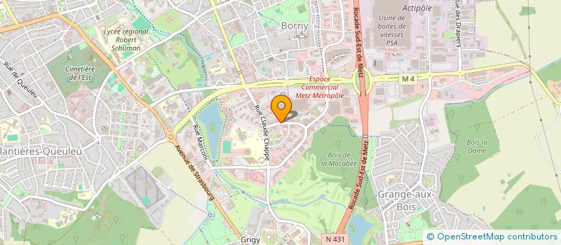 localisation de l'entreprise UNIQUE ETANCHEITE  METZ