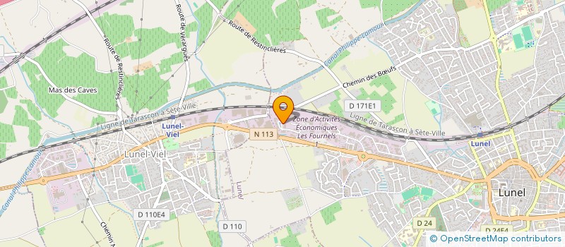 localisation de l'entreprise UNIQUE HABITAT - GUILLAUME SALAZARD  LUNEL