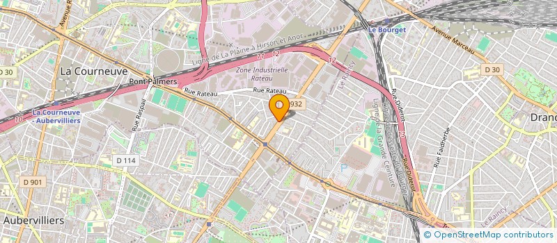 localisation de l'entreprise UNIQUE MARKET à LA COURNEUVE