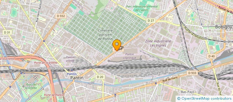 localisation de l'entreprise UNIQUE PLATEFORM à PANTIN