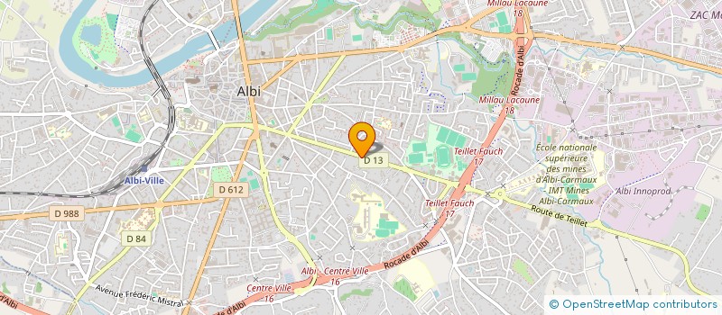 localisation de l'entreprise UNIQUE REALTY à ALBI