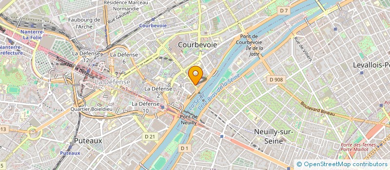 localisation de l'entreprise UNIQUE SPA à COURBEVOIE
