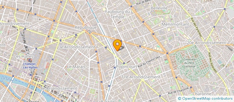 localisation de l'entreprise UNIQUEHORN  PARIS