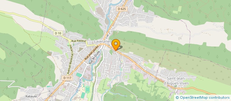 localisation de l'entreprise UNIQUES TOUCH à LAVELANET