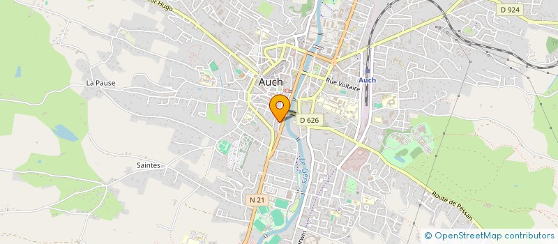 localisation de l'entreprise UNIR ET REUSSIR à AUCH