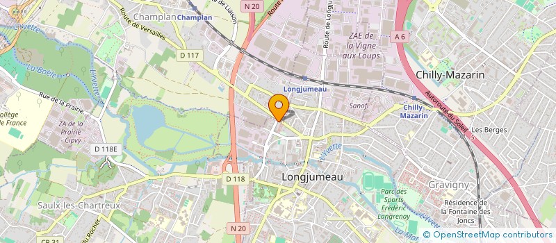 localisation de l'entreprise UNIREA à LONGJUMEAU