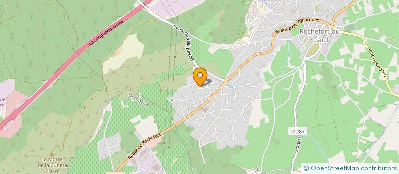 localisation de l'entreprise UNIRECOUVREMENT  ROCHEFORT-DU-GARD