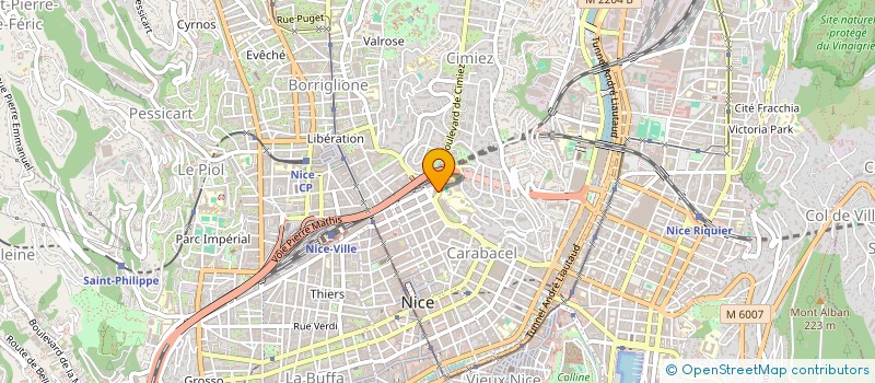 localisation de l'entreprise UNIREVER à NICE